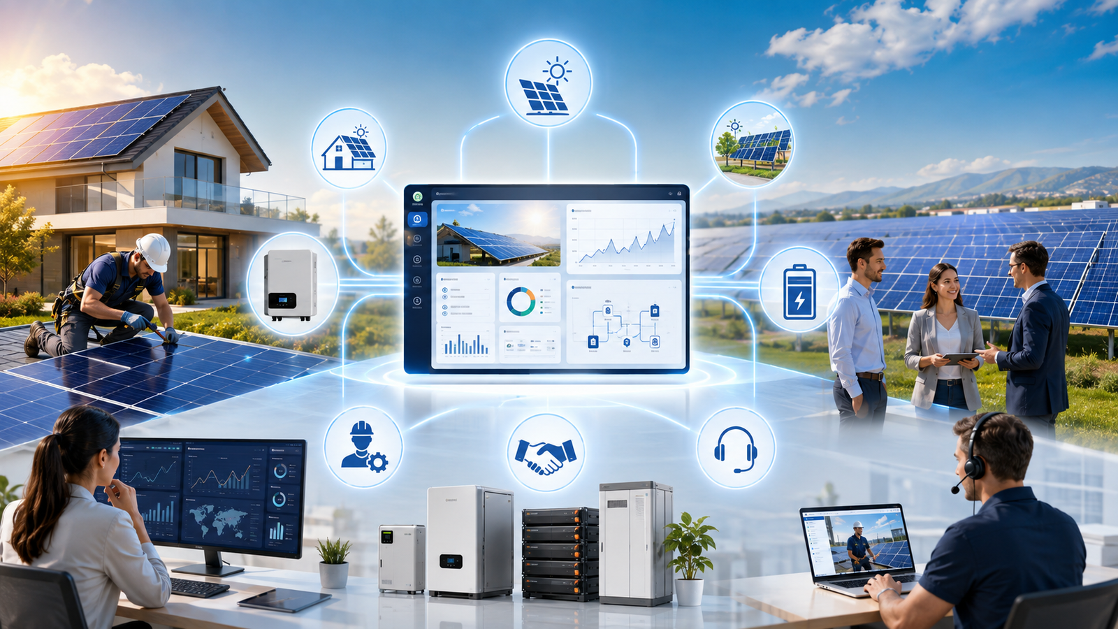 SolarWindMart connected services platform